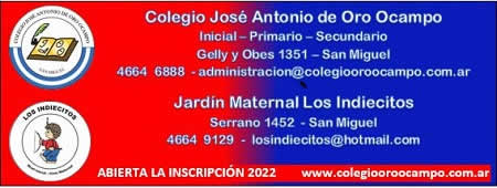 Colegio Oro Ocampo y Jardin Los Indiecitos